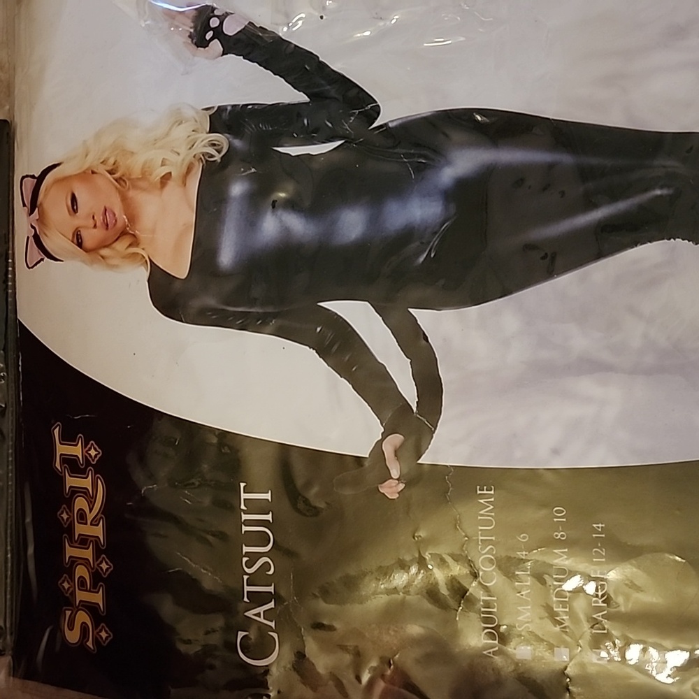 Spirit Halloween Catsuit LARGE